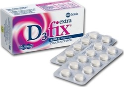 Uni-Pharma D3 Fix EXTRA 2000iu Vitamin D3 60 ταμπλέτες